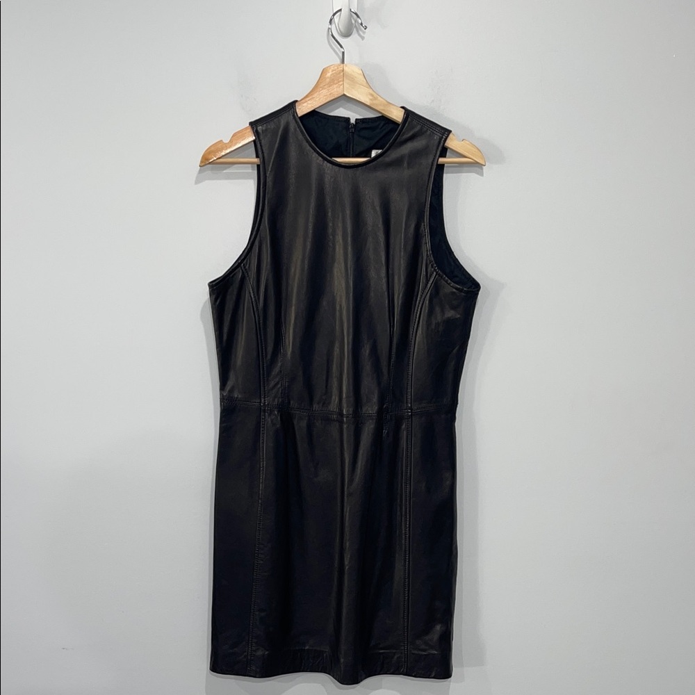 Emanuel Ungaro Black Leather Dress size 2 women’s